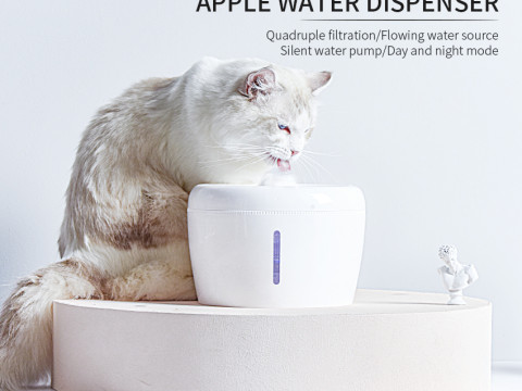 Fontaine à eau en forme de pomme - 2,5 L