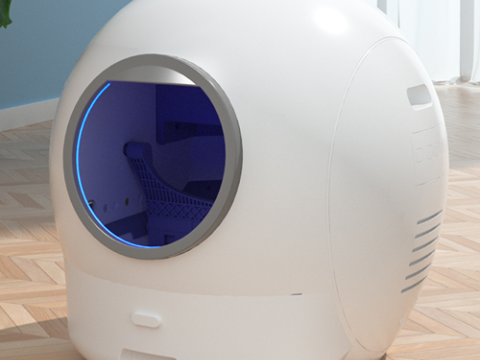 Bac à litière intelligente pour chat - Pro