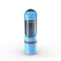 Travel Pet Water Bottle with Food Cap