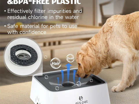 Bol d'eau pour animaux de compagnie - 1L